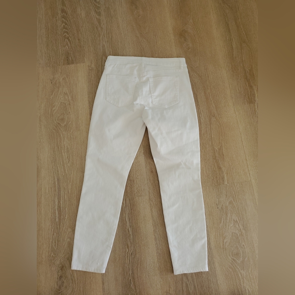 Pistola White distressed high rise skinny jeans size 28 - Picture 6 of 6